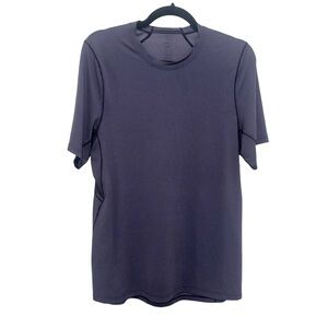 Lululemon Men’s blue short sleeve workout shirt M flawless